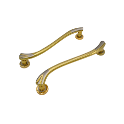 IBI PHR Brass Pull Handle VILLA 375MM SG (L+R)