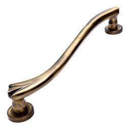 IBI PHR Brass Pull Handle VILLA 450MM ATQ (R)