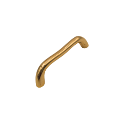 IBI Brass Door Handle 5" Waco GP W/O Rose