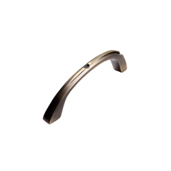 IBI Brass Cabinet Handle 4" OPASA ATQ W/O Rose