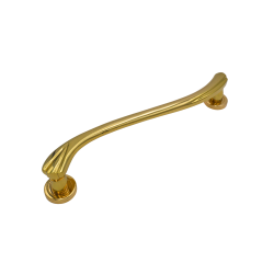 IBI PHR Brass Pull Handle VILLA 375MM GP (L)