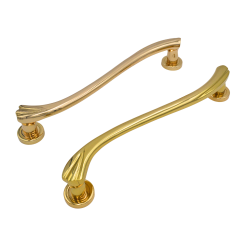 IBI PHR Brass Pull Handle VILLA 375MM GP (L+R)