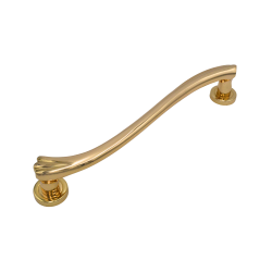 IBI PHR Brass Pull Handle VILLA 375MM GP (R)