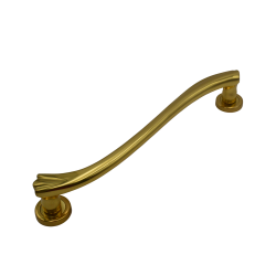 IBI PHR Brass Pull Handle VILLA 375MM PB (L)