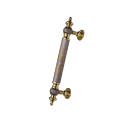IBI Brass Door Handle 8" ROLEX SS1