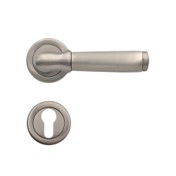 IBI Brass Lever Handle OGHA CY On Rose FSS