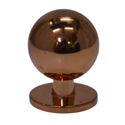 OMP Brass Cabinet Knob 165 25mm Copper Italy