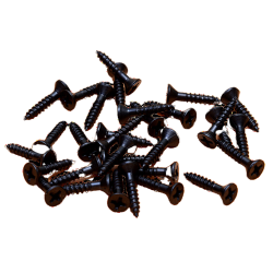 Wood Screw BLACK 1"x 8