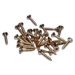 Wood Screw GOLD 1/2 x 4