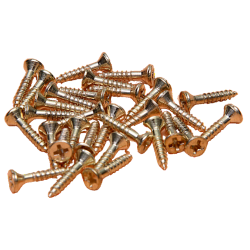 Wood Screw GOLD 7/8" x 7