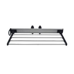 Trousers Rack J0301 Side Mount - Black/ Aluminium