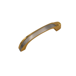 IBI Brass Cabinet Handle 5" RENATA SG W/O Rose