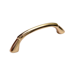IBI Brass Cabinet Handle 5" SANDRA GP W/O Rose