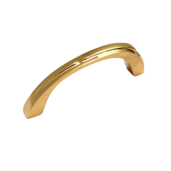 IBI Brass Cabinet Handle 4" OPASA GP W/O Rose