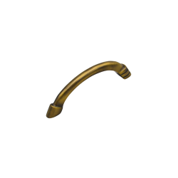 IBI Brass Cabinet Handle 5" GONCA ATQ W/O Rose