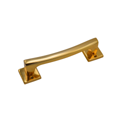 IBI Brass Cabinet Handle ANGELA 5"GP (Plain) With Rose