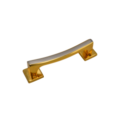 IBI Brass Cabinet Handle ANGELA 5"SG (Plain) With Rose
