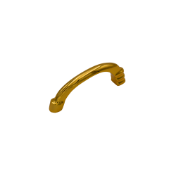 IBI Brass Cabinet Handle 4" GONCA GP W/O Rose