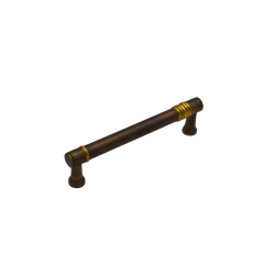 MATEX Brass Cabinet Handle H4 4"AB 