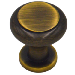 IBI Brass Knob 25MM # 02 ATQ 
