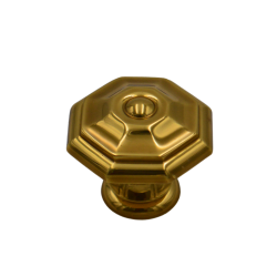 OMP Brass Cabinet Knob 145 30mm PB Italy 