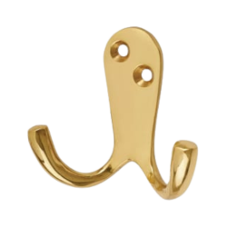 MATEX Coat Hook Double PB 15113