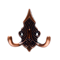 NAPOLEON Coat Hook # 909 AC (2 Pc in Card)