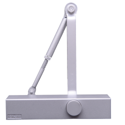YANK Door Closer S-1002 Silver Hold Open