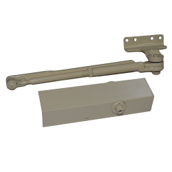 YANK Door Closer S-2001 Silver Hold Open