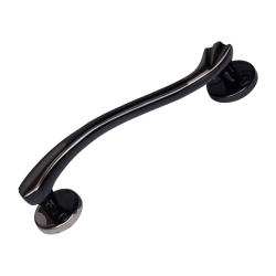 IBI Brass Door Handle 4" VILLA SB (L) With Rose 
