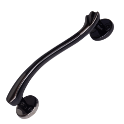 IBI Brass Door Handle 5" VILLA SB (R) With Rose 