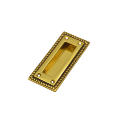 MATEX Brass Flush Pull Handle 4" 15399 PB