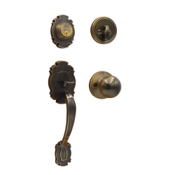 EZSET Entrance Handle Lockset 400-BI-BA-US5-60mm  EZ 90