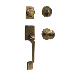 EZSET Entrance Handle Lockset 400-CA-BA-US5-60mm   EZ 92