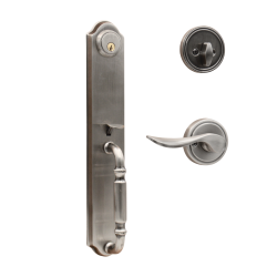 EZSET Entrance Handle Lockset 400-CH/VA-US15-AL CHATEAU EZ 95
