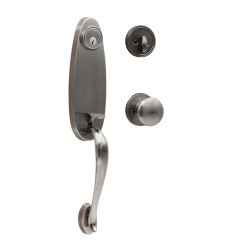 EZSET Entrance Handle Lockset 400-RI-DH-US15A-AL  RICHMOND EZ 107