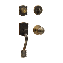 EZSET Entrance Handle Lockset 400-SE-BA-US5-60mm  EZ 112