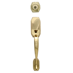TITAN Entrance Handle Lockset 1L-809-PTL-US3 With Key