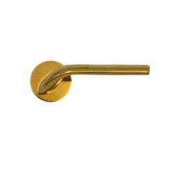 DEVO Brass Lever Handle TN 2 PVDG+ Lock Body + Cylinder