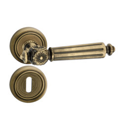 FIMET Lever On Rose 109/266 PZ F-43 Opaque Satin Bronze WIEN 