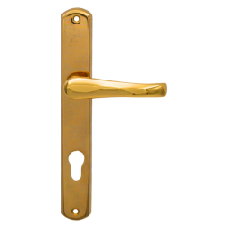 MARIANI Brass Lever Handle On Plate RA - A 