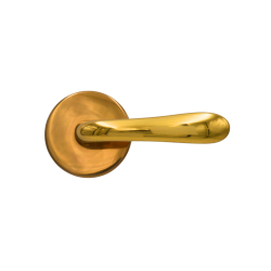 MARIANI Brass Lever Handle With Lock  PA-B-PS (Tubular)