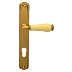 MARIANI Brass Lever Handle On Plate NX -A 