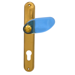 MARIANI Brass Lever Handle On Rose M5-B (Marea BLUE) 