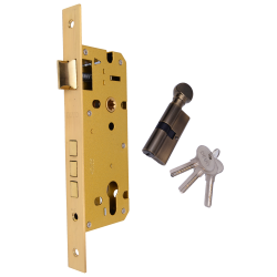 DEVO Mortise Lock Body 4585-3 PB 