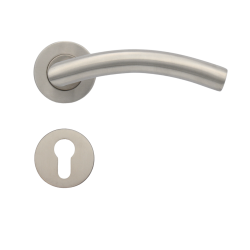 CASA Stainless Steel Lever Handle On Rose  TH-HH-002 SS-19 HOLLOW