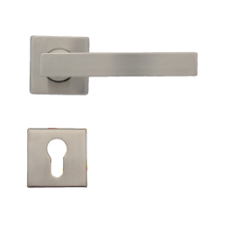 CASA Stainless Steel Lever Handle On SQ Rose TH-HH-144 SS-16 HOLLOW