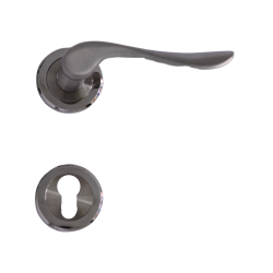 DEVO Stainless Steel Lever Handle On Round Rose 2253 