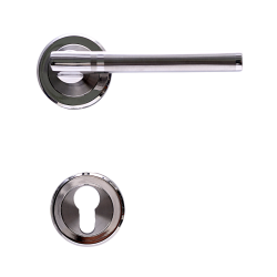 DEVO Stainless Steel Lever Handle On Round Rose 2216 