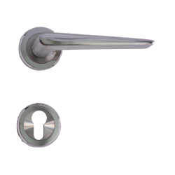 DEVO Stainless Steel Lever Handle On Round Rose 2217 